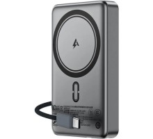 Батарея універсальна Acefast Magnetic Wireless 10000mAh, 22.5W, PD, QC/3.0, QI 15W, M18, Black (6974316284017)