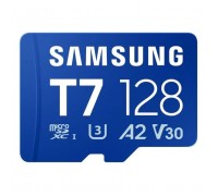 Карта пам'яті Samsung 128GB microSDXC class 10 UHS-I U3 V30 A2 T7 (MB-MB128T/WW)