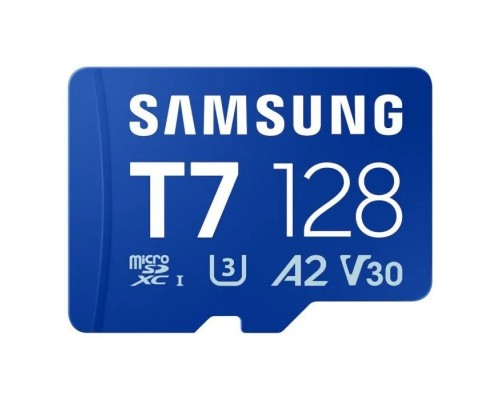 Карта пам'яті Samsung 128GB microSDXC class 10 UHS-I U3 V30 A2 T7 (MB-MB128T/WW)