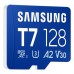 Карта пам'яті Samsung 128GB microSDXC class 10 UHS-I U3 V30 A2 T7 (MB-MB128T/WW)