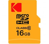 Карта пам'яті Kodak 16GB microSDHC class 10 UHS-I (EKMSDM16GHC10CJ60K)