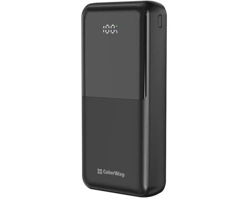 Батарея універсальна ColorWay 20 000 mAh DigiPower PD/22.5W, QC/4.0, Black (CW-PB200LP01BK)
