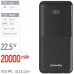 Батарея універсальна ColorWay 20 000 mAh DigiPower PD/22.5W, QC/4.0, Black (CW-PB200LP01BK)