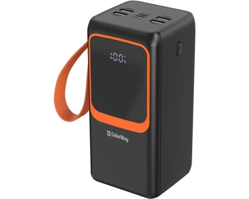 Батарея універсальна ColorWay 50 000 mAh PowerView PD/22.5W, QC/4.0, Black (CW-PB500LP02BK)
