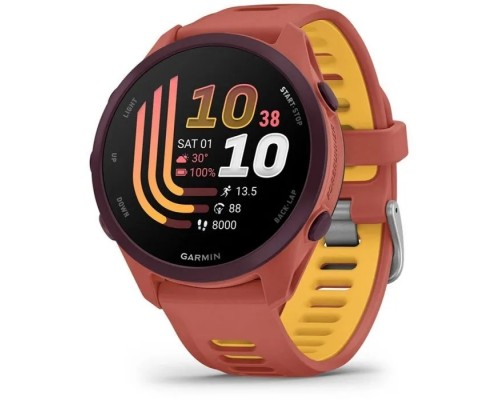 Смарт-годинник Garmin Forerunner 170 Music, GPS, WiFi, Red Pink/Mango, GPS смарт-годинник (010-03920-13)