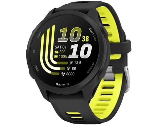 Смарт-годинник Garmin Forerunner 170, GPS, Black/Amp Yellow, GPS смарт-годинник (010-03920-00)