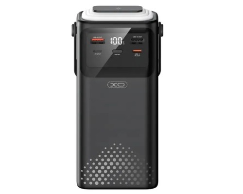 Батарея універсальна XO 30000mAh, PD/20W, QC/22,5W, Lamp, black (XO-PR285)