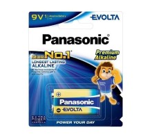 Батарейка Крона Evolta лужна (6LR61/6LF22/MN1604/MX1604), 1pcs Blister Panasonic (6LR61EG/1B)