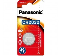 Батарейка CR 2032 Lithium 1pcs Blister Panasonic (CR-2032PT/1B)
