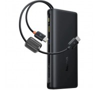 Батарея універсальна Baseus 25000mAh EnerFill FC41 145W Digital Display Built-in Dual USB-C Cable (E0028H03)