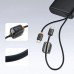Батарея універсальна Baseus 25000mAh EnerFill FC41 145W Digital Display Built-in Dual USB-C Cable (E0028H03)