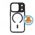 Чохол до мобільного телефона Armorstandart Unit-C MagCase Apple iPhone 17 Pro Black + Orange Button Set (ARM90585)