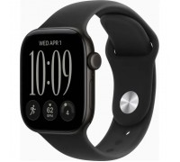Смарт-годинник Apple Watch Series 12 GPS 42mm Black Aluminium Case with Black Sport Band - S/M (MJEA4RK/A)