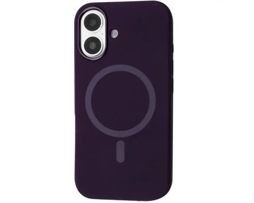 Чохол до мобільного телефона BeCover FIBRA Silicone OmniMag Apple iPhone 16 Dark Purple (716225)