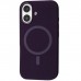 Чохол до мобільного телефона BeCover FIBRA Silicone OmniMag Apple iPhone 16 Dark Purple (716225)