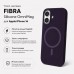 Чохол до мобільного телефона BeCover FIBRA Silicone OmniMag Apple iPhone 16 Dark Purple (716225)