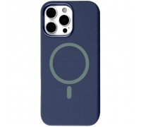 Чохол до мобільного телефона BeCover FIBRA Silicone OmniMag Apple iPhone 16 Pro Max Deep Blue (716235)
