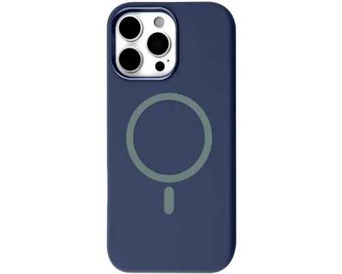 Чохол до мобільного телефона BeCover FIBRA Silicone OmniMag Apple iPhone 16 Pro Max Deep Blue (716235)