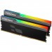 Модуль пам'яті для комп'ютера DDR4 16GB (2x8GB) 3200 MHz Onyx Black RGB Prologix (PRO16GB3200YBR4K)