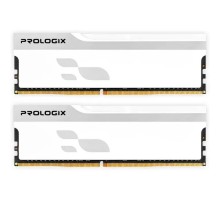 Модуль пам'яті для комп'ютера DDR4 16GB (2x8GB) 3600 MHz Onyx White Prologix (PRO16GB3600YW4K)