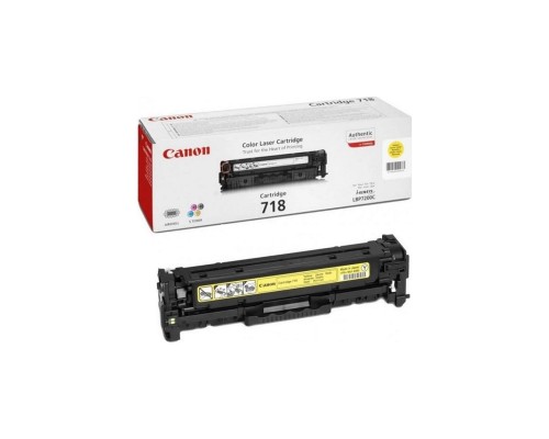 Картридж Canon 718 LBP-7200/ MF-8330/ 8350 yellow (2659B002/2659B014)