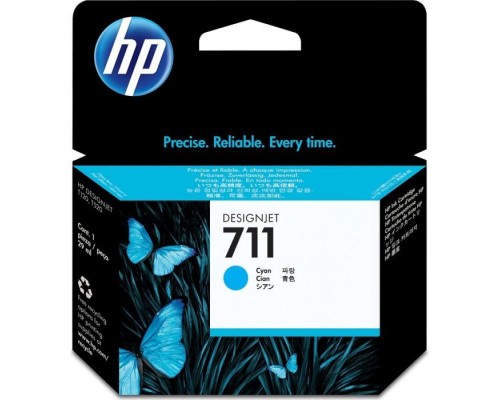 Картридж HP DJ No.711 DesignJet 120/520 Cyan (CZ130A)