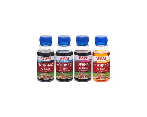 Чорнило WWM CANON PG440/CL-441 Black Pigment +C/M/Y (C45SET-4)