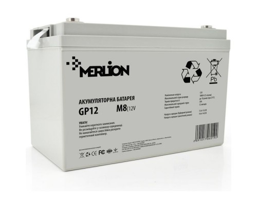 Батарея до ДБЖ Merlion 12V 80Ah (GP12800M6)