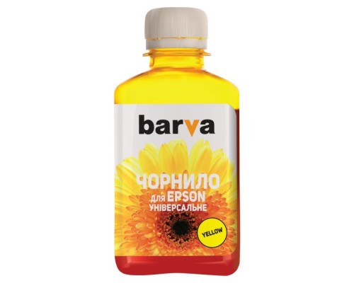 Чорнило Barva Epson universal 1, water-soluble, 180г YELLOW (EU1-456)