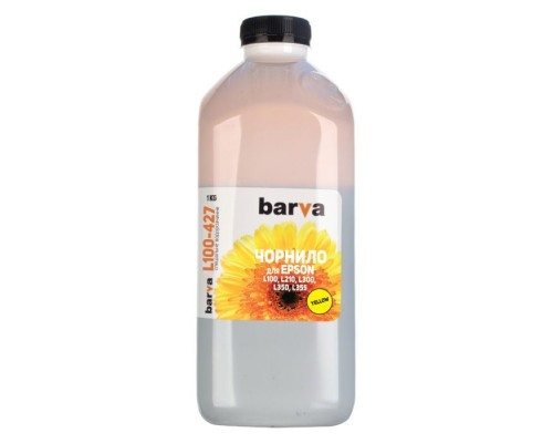Чорнило Barva EPSON L100/L210/L300/L350/L355 1кг (T6644) YELLOW (L100-427)