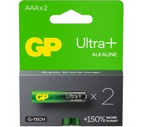 Батарейка Gp AAA LR03 Ultra Plus Alcaline * 2 (24AUP21-SB2 / 4891199218163)
