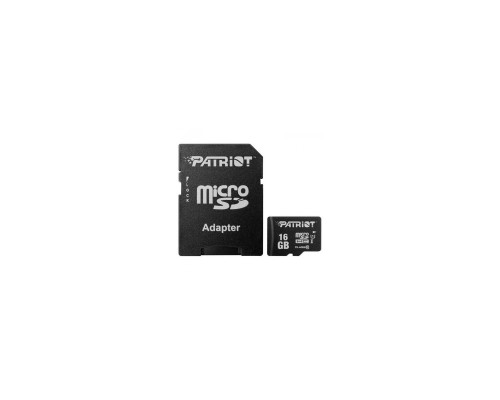 Карта пам'яті Patriot 16GB microSD class10 UHS-I (PSF16GMCSDHC10)