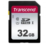Карта пам'яті Transcend 32GB SDHC class 10 UHS-I U1 (TS32GSDC300S)