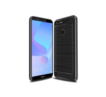 Чохол до мобільного телефона Laudtec для Huawei Y6 Prime 2018 Carbon Fiber (Black) (LT-HY6PM18)