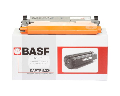 Картридж BASF для Samsung CLP-320/320N/325/CLX-3185 Black (KT-CLTK407S)