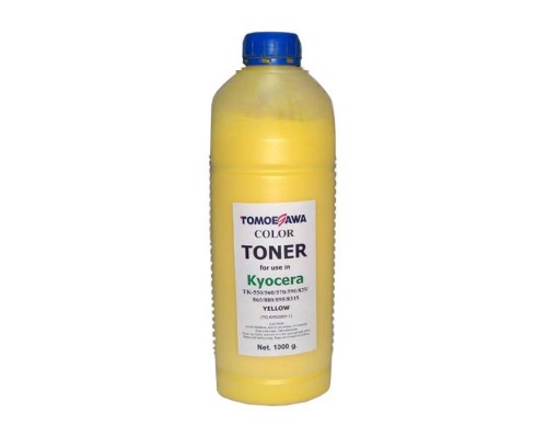 Тонер KYOCERA TK-550/825/865/880/895/8315 1кг Yellow Tomoegawa (TG-KM5200Y-1)