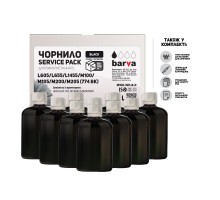 Чорнило Barva EPSON M100/M105/M200/M205 10x100 мл BLACK 774BK (M100-1SP-B-P)