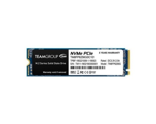 Накопичувач SSD M.2 2280 256GB Team (TM8FP6256G0C101)