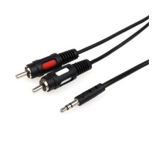 Кабель мультимедійний 3.5mm M to 2xRCA M 0.8m Atcom (10810)