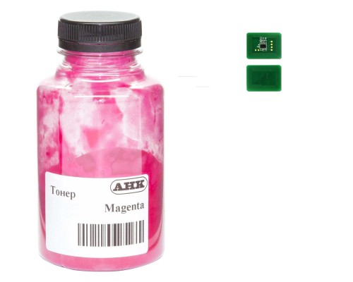 Тонер OKI C612 , 180г Magenta+ chip AHK (3203316)