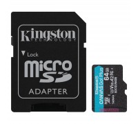 Карта пам'яті Kingston 64GB microSDXC class 10 UHS-I U3 A2 Canvas Go Plus (SDCG3/64GB)