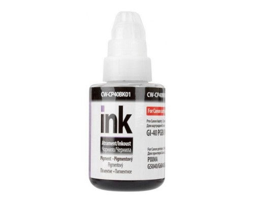 Чорнило ColorWay Canon GI-40 135мл Pigment Black (CW-CP40BK01)