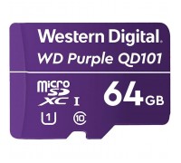 Карта пам'яті WD 64GB microSDXC class 10 UHS-I (WDD064G1P0C)