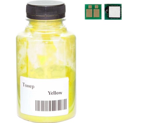 Тонер Canon 054H MF641/643/645, LBP-621/623, 70г 2.3K Yellow +chip AHK (3203745)