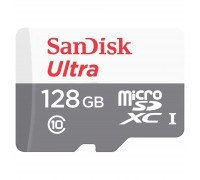 Карта пам'яті SanDisk 128GB microSDHC class 10 UHS-I Ultra (SDSQUNR-128G-GN3MA)