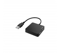 Концентратор Hama 4 Ports USB 2.0 Black (00200121)