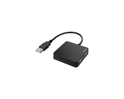 Концентратор Hama 4 Ports USB 2.0 Black (00200121)