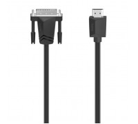 Кабель мультимедійний DVI to HDMI 1.5m Ultra HD 4K Black Hama (00200715)