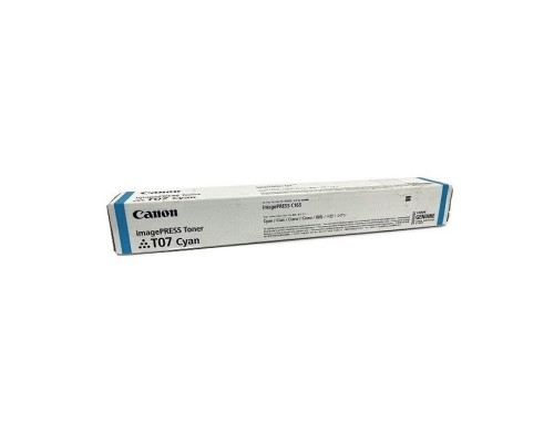 Тонер-картридж Canon T07 Toner Cyan (3642C001AA)