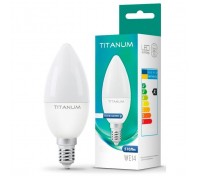 Лампочка TITANUM Filament C37 4W E14 4100K (TLFC3704144)